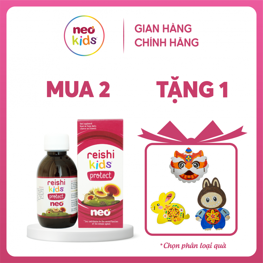 Tăng Đề Kháng Hô Hấp Reishi Kids Protect