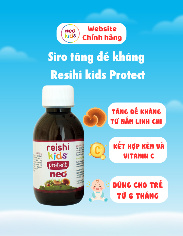 TPBVSK Reishi Kids Protect - Hỗ trợ tăng Đề Kháng cho bé - MS: 2