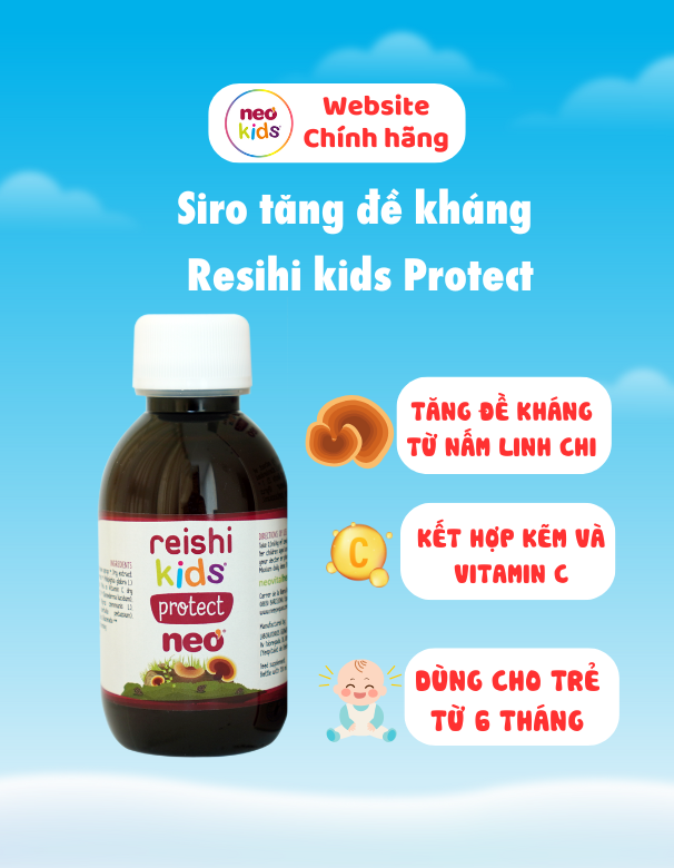 TPBVSK Reishi Kids Protect - Hỗ trợ tăng Đề Kháng cho bé - MS: 1