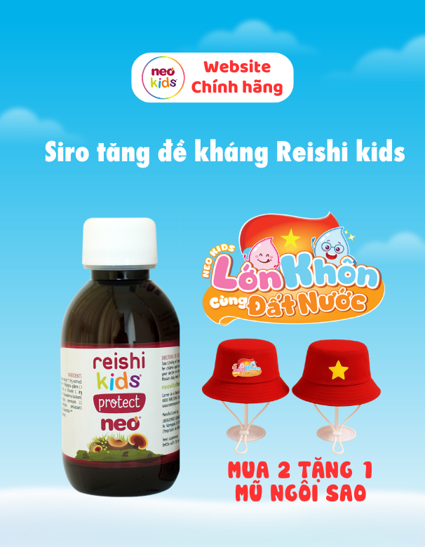 TPBVSK Reishi Kids Protect - Hỗ trợ tăng Đề Kháng cho bé - MS: 2