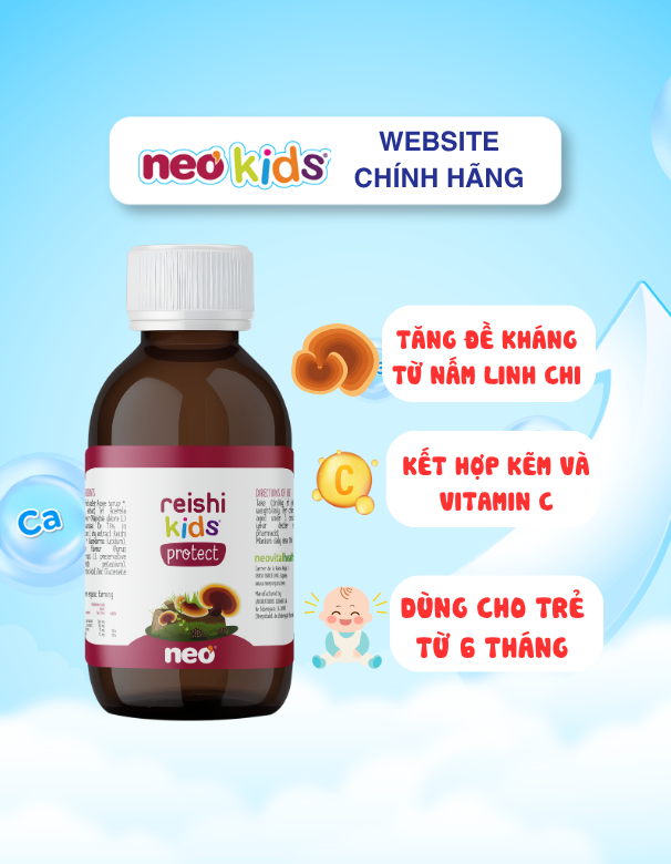 TPBVSK Reishi Kids Protect - Hỗ trợ tăng Đề Kháng cho bé - MS: 1