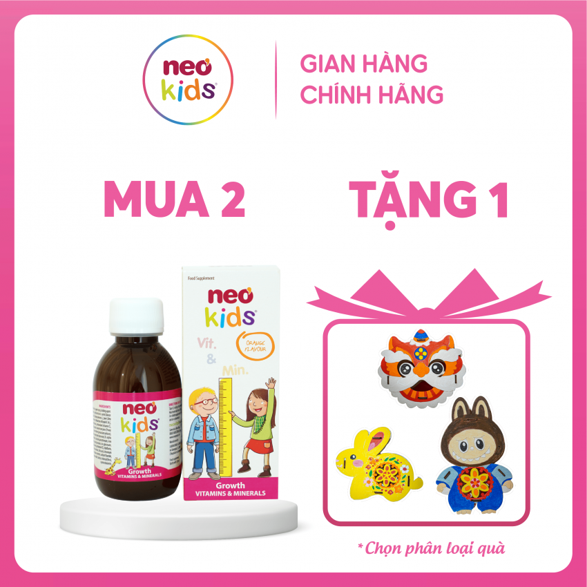 Siro Ăn Ngon - Tăng Hấp Thu Neo Kids Growth