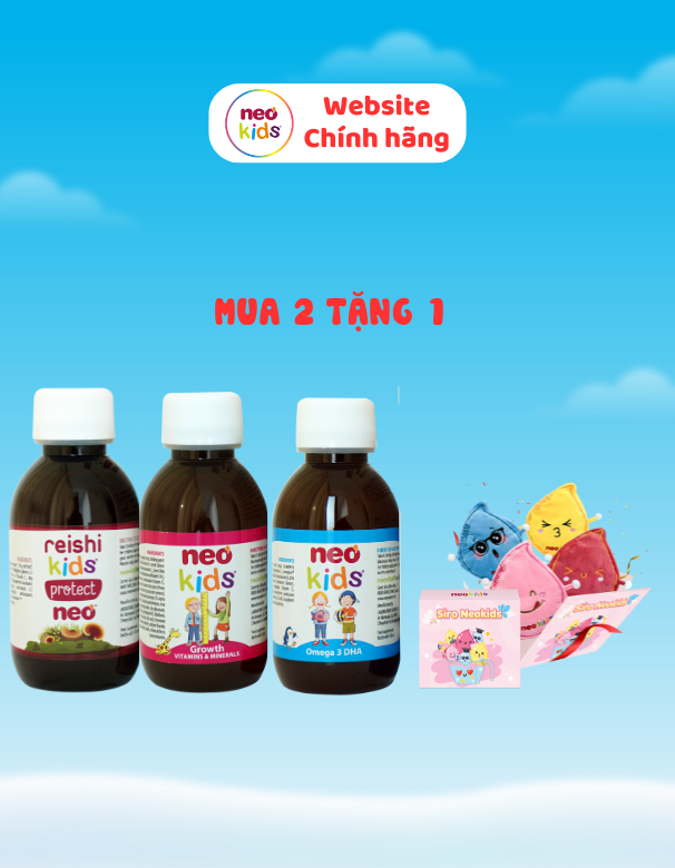 TPBVSK Neo Kids Growth - Hỗ trợ bé ăn ngon tăng hấp thu - MS: 3