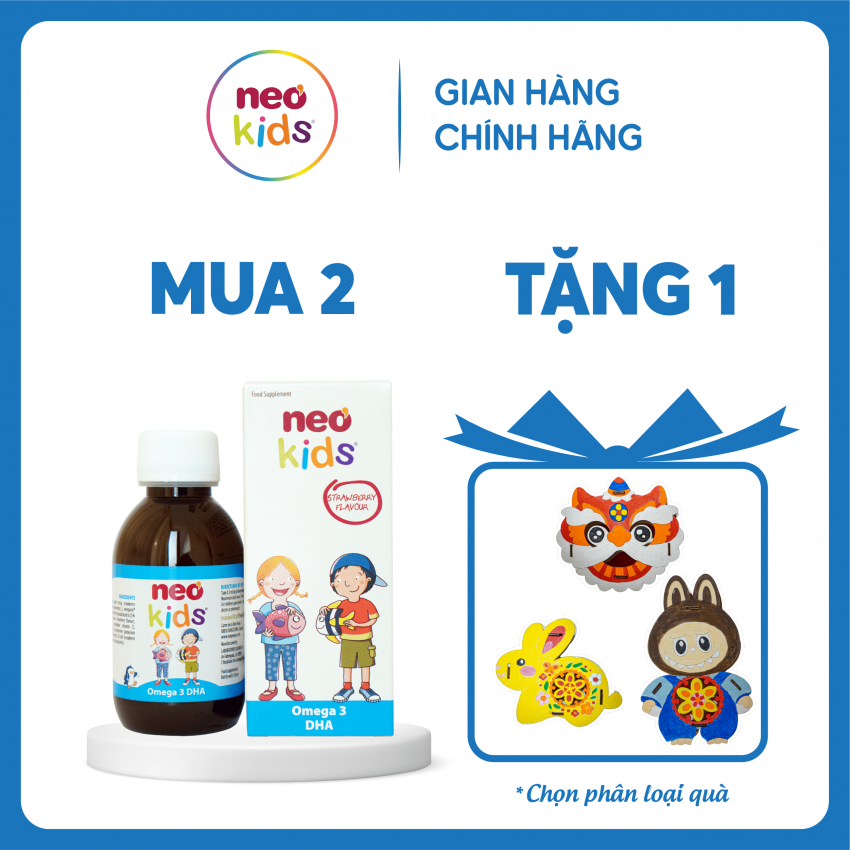 Neo Kids Omega 3 DHA - Dầu Cá Chuẩn IFOS