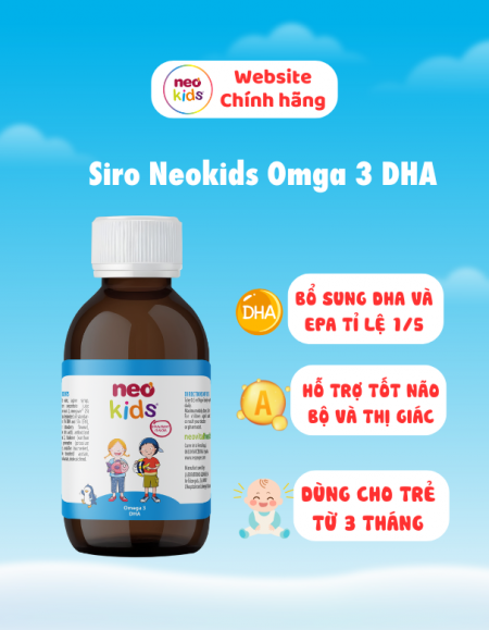 TPBVSK Neo Kids Omega 3 DHA - Dầu Cá Chuẩn IFOS - MS: 1