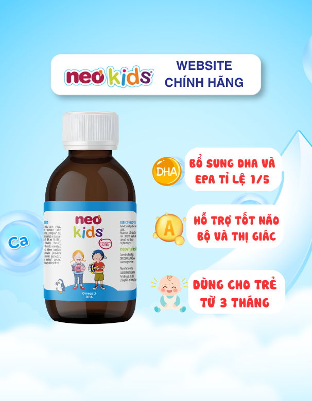 TPBVSK Neo Kids Omega 3 DHA - Dầu Cá Chuẩn IFOS