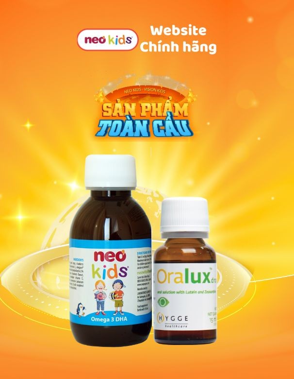 TPBVSK Bộ đôi sáng mắt Neo Kids Omega 3 DHA & Oralux