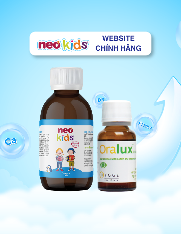 TPBVSK Bộ đôi sáng mắt Neo Kids Omega 3 DHA & Oralux