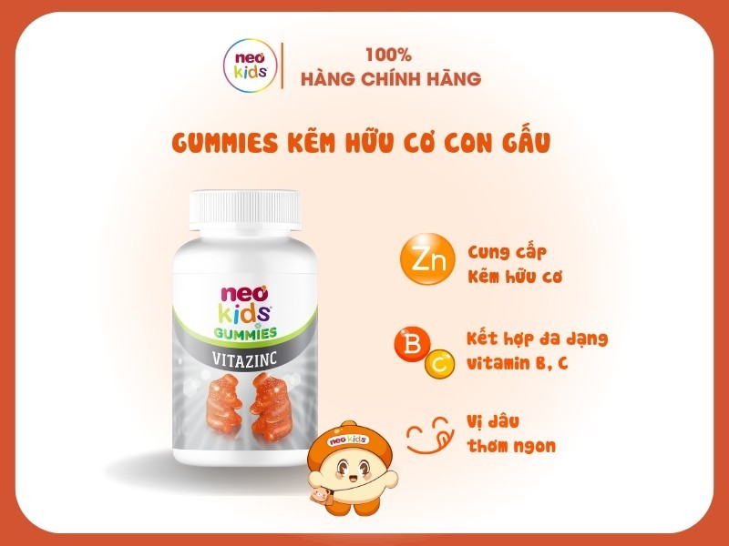 Bộ 3 Gummies Neokids - Trọn bộ dưỡng chất chuẩn châu Âu cho bé phát triển - MS: 4