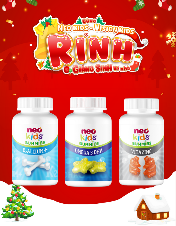 TPBVSK Gummies Neokids - Trọn bộ dưỡng chất chuẩn châu Âu cho bé phát triển