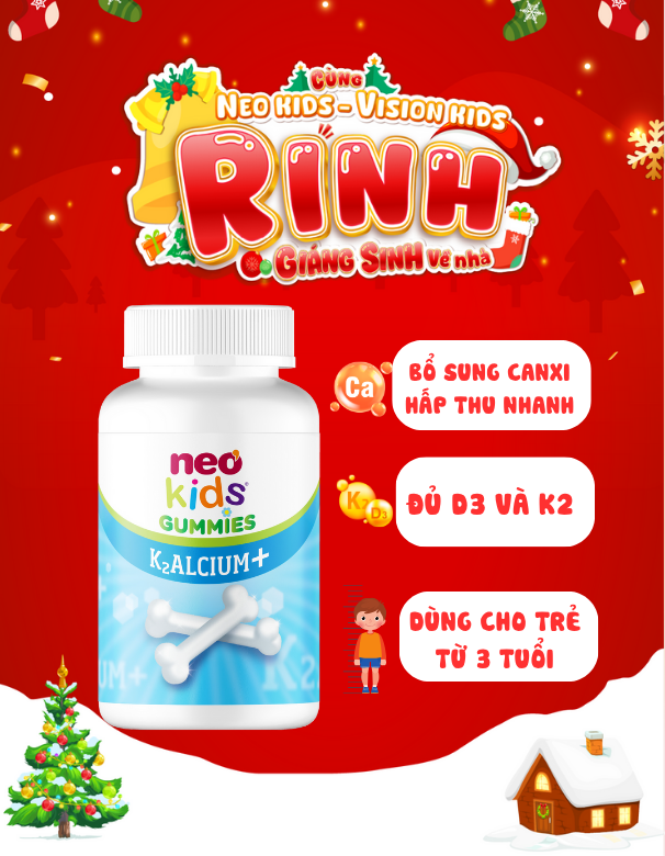 TPBVSK Gummies Neokids - Trọn bộ dưỡng chất chuẩn châu Âu cho bé phát triển - MS: 2
