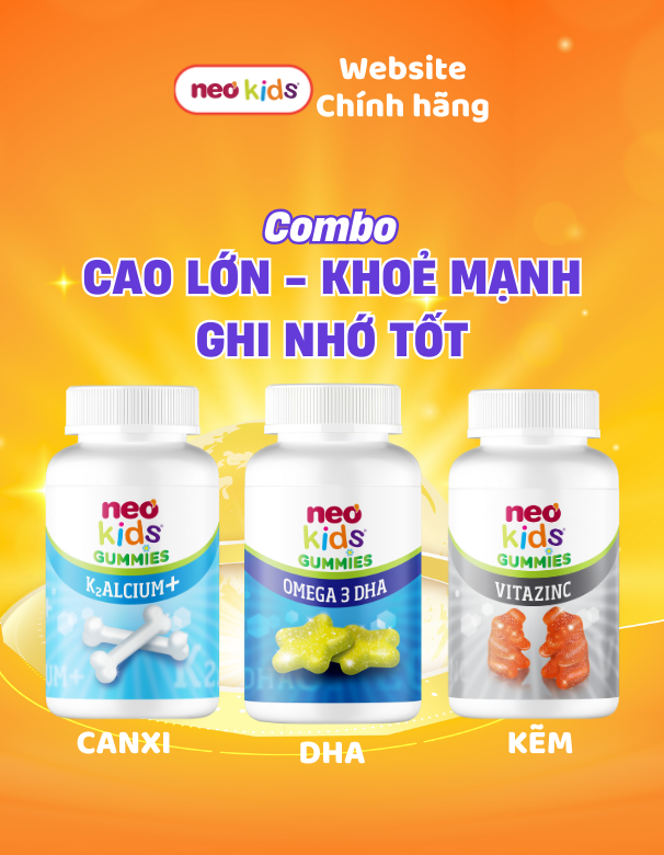 TPBVSK Gummies Neokids - Trọn bộ dưỡng chất chuẩn châu Âu cho bé phát triển