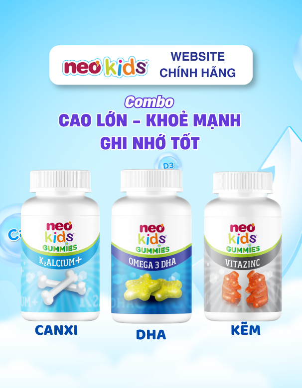 TPBVSK Gummies Neokids - Trọn bộ dưỡng chất chuẩn châu Âu cho bé phát triển - MS: 1